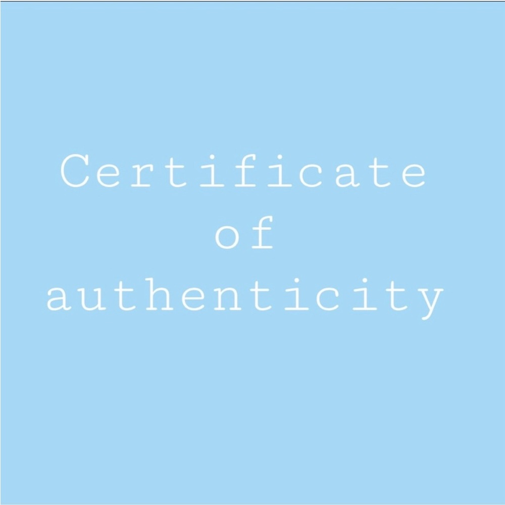 Certificate of Authenticity
